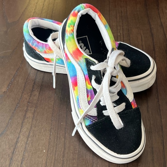 Vans Other - Vans Colorful Kids Sneakers with Black Accents - size 12
